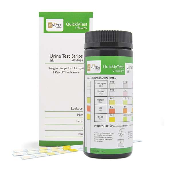 Bandelettes test urinaire SC Nutra