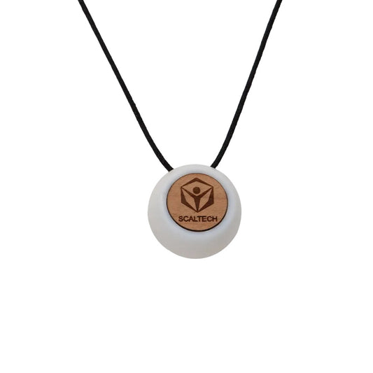 NECK SCAL® Pendentif énergétique blanc