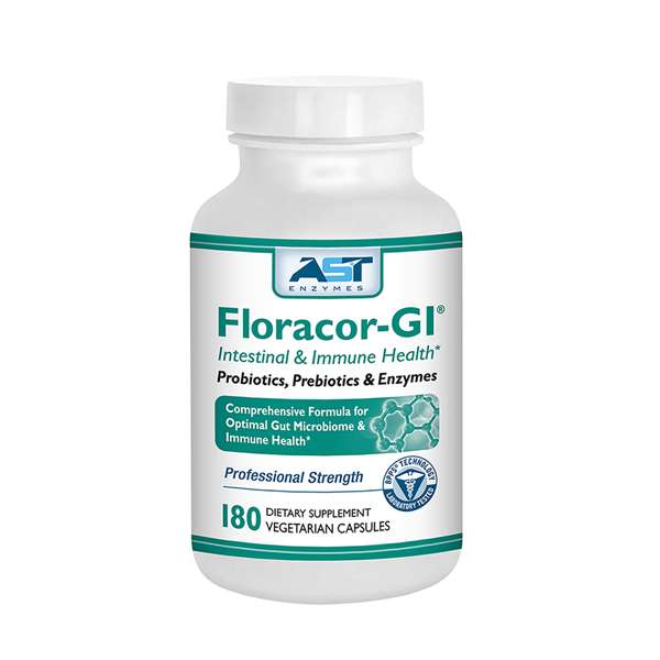 Floracor GI AST Enzimas 180 cápsulas