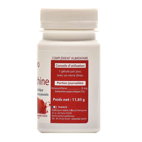 Astaxantina Bioneo 8 mg 30 cápsulas