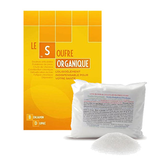 Lote 1 x Azufre orgánico 450 g + Libro de azufre orgánico 150 páginas