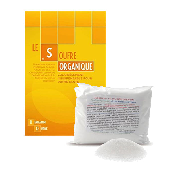 Lote 1 x Azufre orgánico 450 g + Libro de azufre orgánico 150 páginas