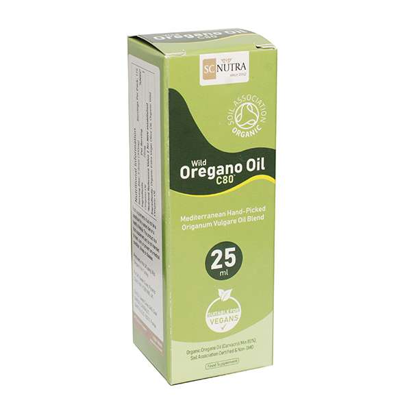 Aceite de orégano silvestre C80 SC Nutra